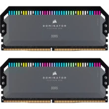 Corsair 32 GB (2x16GB) DDR5 6000 MHz Dominator Platinum RGB Black (CMT32GX5M2B6000C30): Тип DDR5