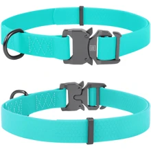 Ошейник WAUDOG Waterproof, светящийся, водостойкий, пряжка кобра 20 мм 25-50 см ментоловый (2710): Производитель WAUDOG