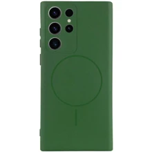 Чехол для телефонов Lakshmi Case Silicone Cover Full Camera MagFit Dark Green for Samsung S918 Galaxy S23 Ultra: Совместимость Samsung S918 Galaxy S23 Ultra