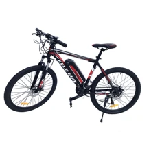 Электровелосипед MTB Kelb.Bike Pedaling Assisted System "PAS" 350W 26" Черно-красный: Цвет черный