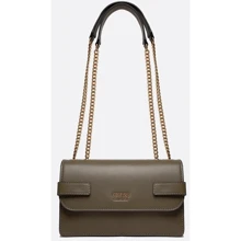 Женская сумка через плечо GUESS ATENE CONVERTIBLE XBODY FLAP оливковая (HWVB8419210-OLV): Пол Женский