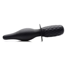 Анальний вібратор з рукояткою The Drop 10x Silicone Vibrating Thruster: Для кого унісекс
