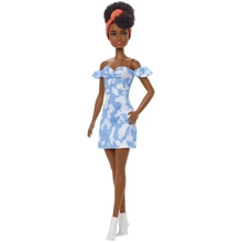 Кукла Mattel Barbie Модница в платье под джинс: Возраст от 6 лет и старше