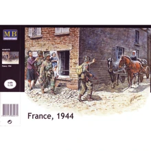 Набор фигурок Master Box Сборные фигурки людей, Франция 1944 (MB3578): Производитель Master Box
