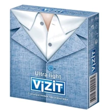 Презервативи латексні VIZIT Ultra light ультратонкі №3: Тип Ультратонкі