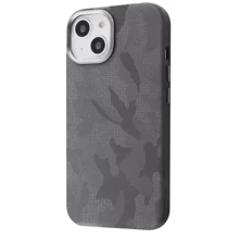 Чехол для iPhone WAVE Khaki Case with Magnetic Ring Gray for iPhone 14: Цвет серый