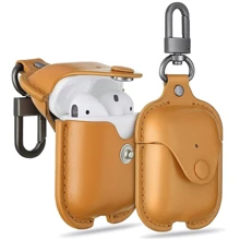 Чехол для наушников ESR Oxford Leather with Belt Brown for Apple Airpods: Тип Чехол