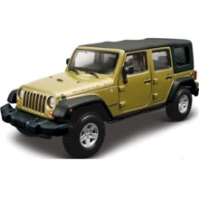 Автомодель Bburago JEEP WRANGLER UNLIMITED RUBICON (ассорти зеленый металлик, тёмно-синий, 1:32) (18-43012): Тип Готовая модель