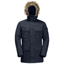 Парку Jack Wolfskin Glacier Canyon Parka 1107673-1010 52 синя зимова з капюшоном та хутром: Вид Парки