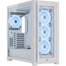 Корпус Corsair iCUE 5000X RGB QL Tempered Glass White (CC-9011233-WW): Форм-фактор материнської плати ATX / Micro-ATX / Mini-ITX