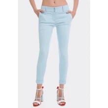Брюки ArtStyleLeggings BRK-286D 40 голубые: Сезон Лето