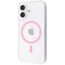 Чехол для iPhone Proove Blossom Case with Magnetic Ring Pink for iPhone 16: Цвет розовый