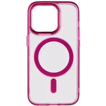Чехол для iPhone Epik TPU Iris with MagSafe Burgundy for iPhone 14: Цвет бордовый