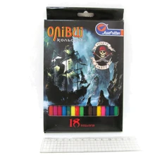 Олівці кольорові Josef Otten 18 кол. 1051AU-18, Pirate: Тип кольорові
