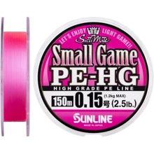Шнур Sunline Small Game PE-HG 150м, # 0.1,5 2.5LB / 1.2кг (1658.08.79): Тип Шнур