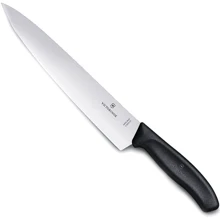 Кухонний ніж Victorinox SwissClassic Carving 22см чорний (6.8003.22): Лезо нержавіюча сталь