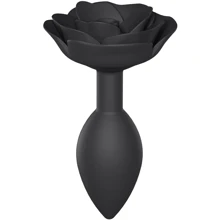 Силиконовая анальная пробка Love To Love OPEN ROSES L SIZE - BLACK ONYX: Для кого Унисекс