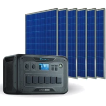 Комплект Bluetti AC500 5000W + B300S 3072Wh + 6х Фотомодулів JA Solar JAM54S30-400/MR: Ємність акумулятора, Вт/год 3072