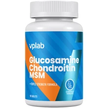 VPLab Glucosamine Chondroitin MSM Глюкозамин Хондроитин МСМ 90 таблеток: Пол Унисекс