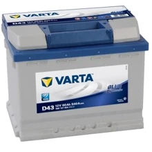 Varta 6СТ-60 Blue Dynamic (D43): Ёмкость, Ач 60