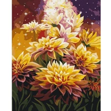 Картина по номерам Brushme Космические цветы ©Anna Steshenko 40х50 см (BS53568): Производитель Brushme