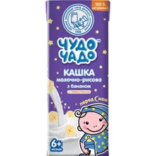 Жидкая молочная каша Чудо-Чадо Рисовая с бананом, 200 г: Тип Каши молочные