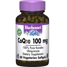 Bluebonnet Nutrition, CoQ10, 100 mg, 60 Veggie Softgels (808): Вид Ферментные