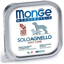 Паштет для собак Monge Dog Solo 100% ягня 150 г (70014151): Тип Влажный корм