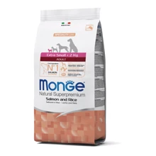 Сухой корм Monge Extra Small Adult для взрослых собак миниатюрных пород лосось с рисом 0.8 кг (70011457): Тип Сухой корм