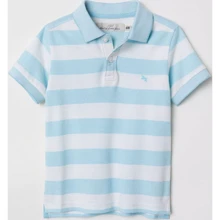 Поло H&M 5085447 98-104 см голубое: Пол Мальчик