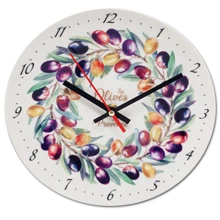 Годинник "Оливкова гілка" (d 24 см) (263-6108): Виробник Noname