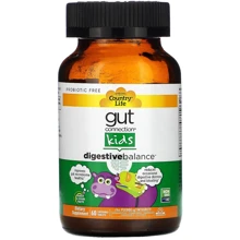 Country Life Gut Сonnection Kids DigestiveBalance Пищеварительная формула 60 жевательных таблеток: Тип Травяные ферменты