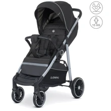 Коляска прогулочная El Camino ME 1095 SIENA Black Лен Черный (ME 1095 Black EL CAMINO): Тип коляски Прогулочная