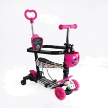 Самокат 5в1 Best Scooter (LS-74050): Количество колес 3
