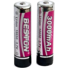 BESTON 18650 3000 mAh Li-ion 2шт (AAB1848): Ємність 3000mAh