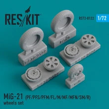 Смоляные колеса RESKIT MiG-21 (PF/PFS/PFM/FL/M/MF/MFN/SM/R) (1:72) RS72-0122: Производитель RESKIT