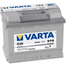 Автомобільний акумулятор Varta Silver Dynamic 63Аh (563401061): Ємність, Ач 63