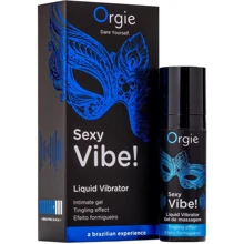 Жидкий вибратор Orgie Sexy Vibe! Liquid Vibrator, 15 мл, с эффектом мурашек: Форма выпуска Жидкий вибратор