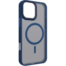 Чехол для iPhone ArmorStandart Uniq Case Magsafe Dark Blue for iPhone 16 Pro Max (ARM79512): Цвет синий