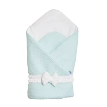 Конверт - плед с бантиком Twins Cotton mint (1418-TС-14): Производитель Twins