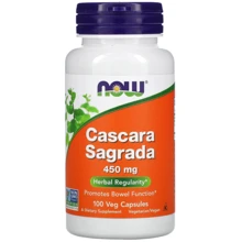 Now Foods Cascara Sagrada Каскара Саграда жостер 1000 мг 250 вегетаріанських капсул: Форма випуску Капсулы
