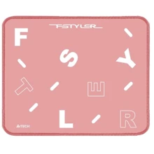 Игровая поверхность A4Tech FP25 Pink: Материал Ткань