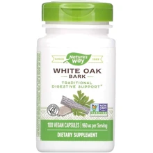 Nature's Way White Oak Bark 480 mg Кора белого дуба 100 капсул: Форма выпуска Капсулы