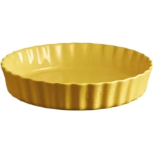 Форма для выпечки Emile Henry Ovenware 28 см желтая (906028): Крышка Нет