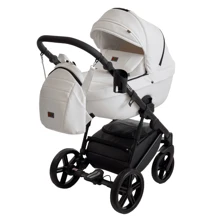 Универсальная коляска 2 в 1 Broco Miracle Black 9023-BMB-05, white, белый: Тип коляски Универсальная коляска (2-в-1)