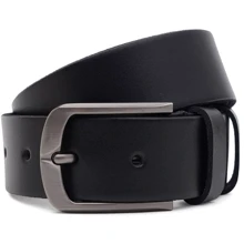 Чоловічий ремінь Borsa Leather чорний (125v1fx89-black): Стать Мужской