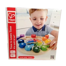 Дерев'яний пазл-сортер Hape Годинник (E8043): Тип сортер