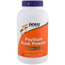 Now Foods Psyllium Husk Powder, 12 oz (340 g) (NOW-05975): Тип Клетчатка