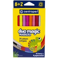 Фломастери CENTROPEN 2599 Duomagic, набір 10 шт. (2599/10): Тип Cтандарт