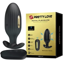 Анальна пробка Pretty Love ROYAL PLEASURE з вібрацією, електро стимуляцією і ДУ, BI-040083W: Для кого унісекс